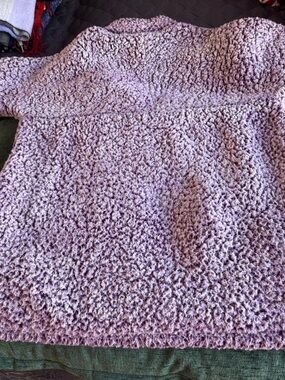 Cozy Lavender Faux Shearling Jacket